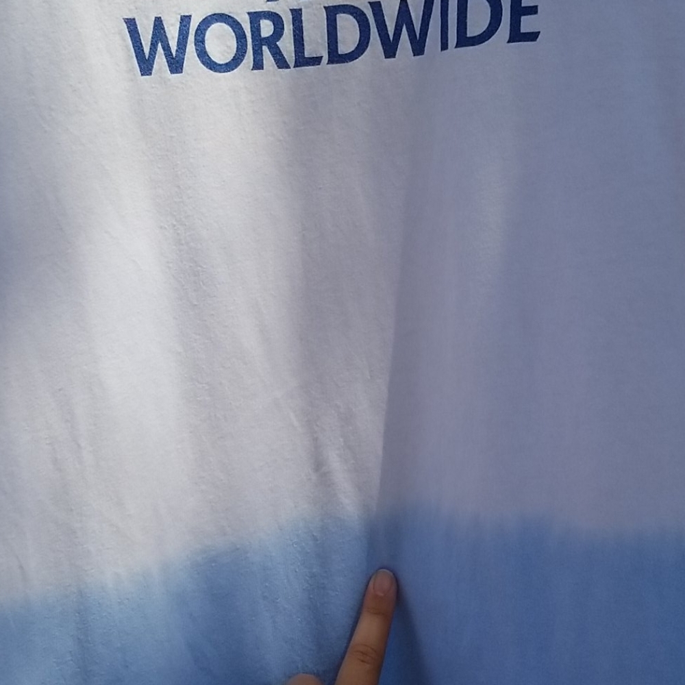 Huf Worldwide Blue Ombre Tie Dye Shirt - Picture 7 of 7